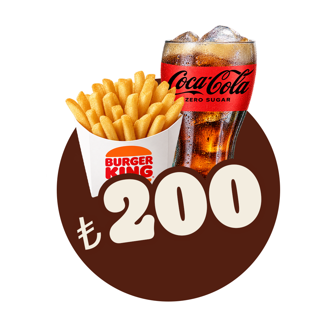 Patates, Kola ve 200 TL fiyat