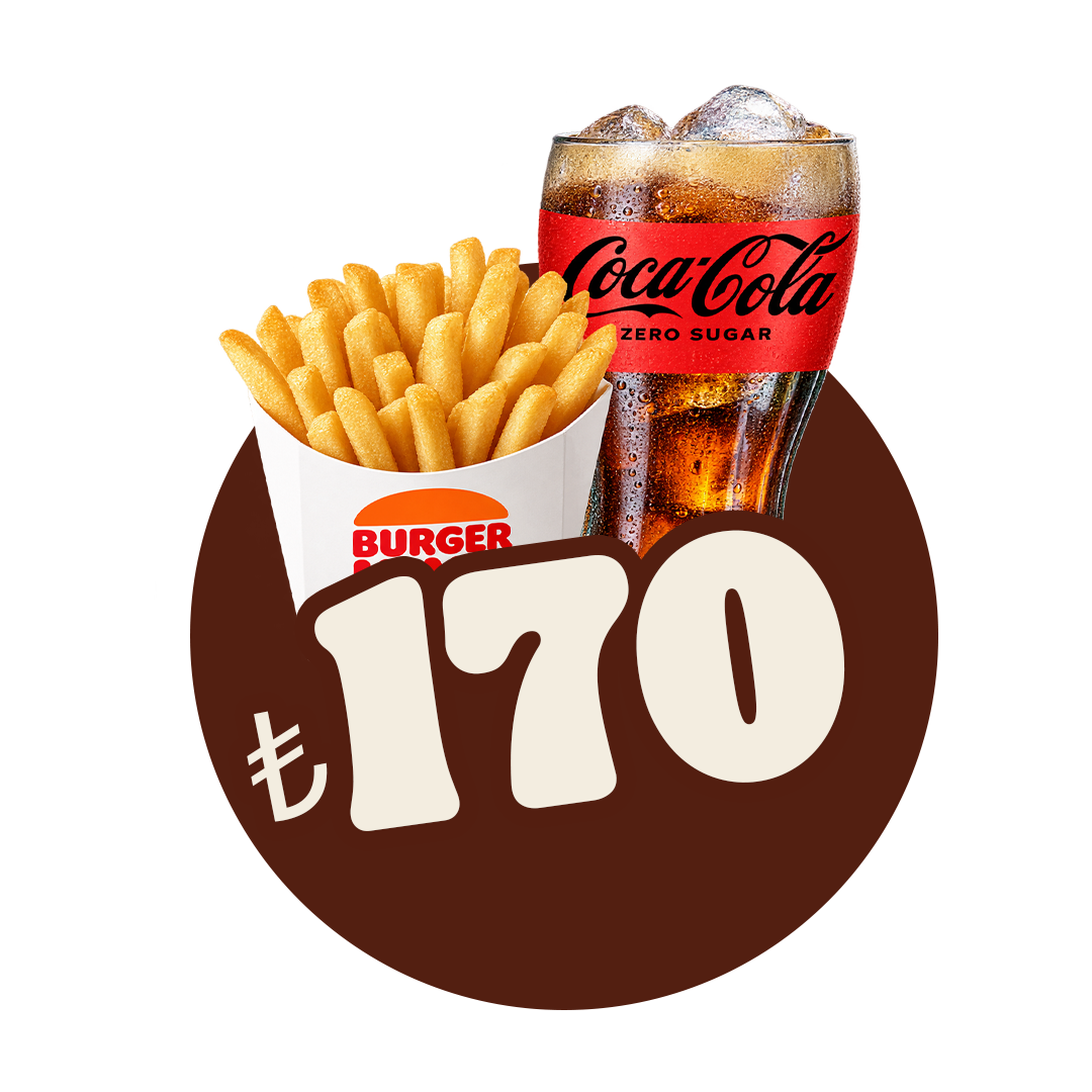 Patates, Kola ve 170 TL fiyat
